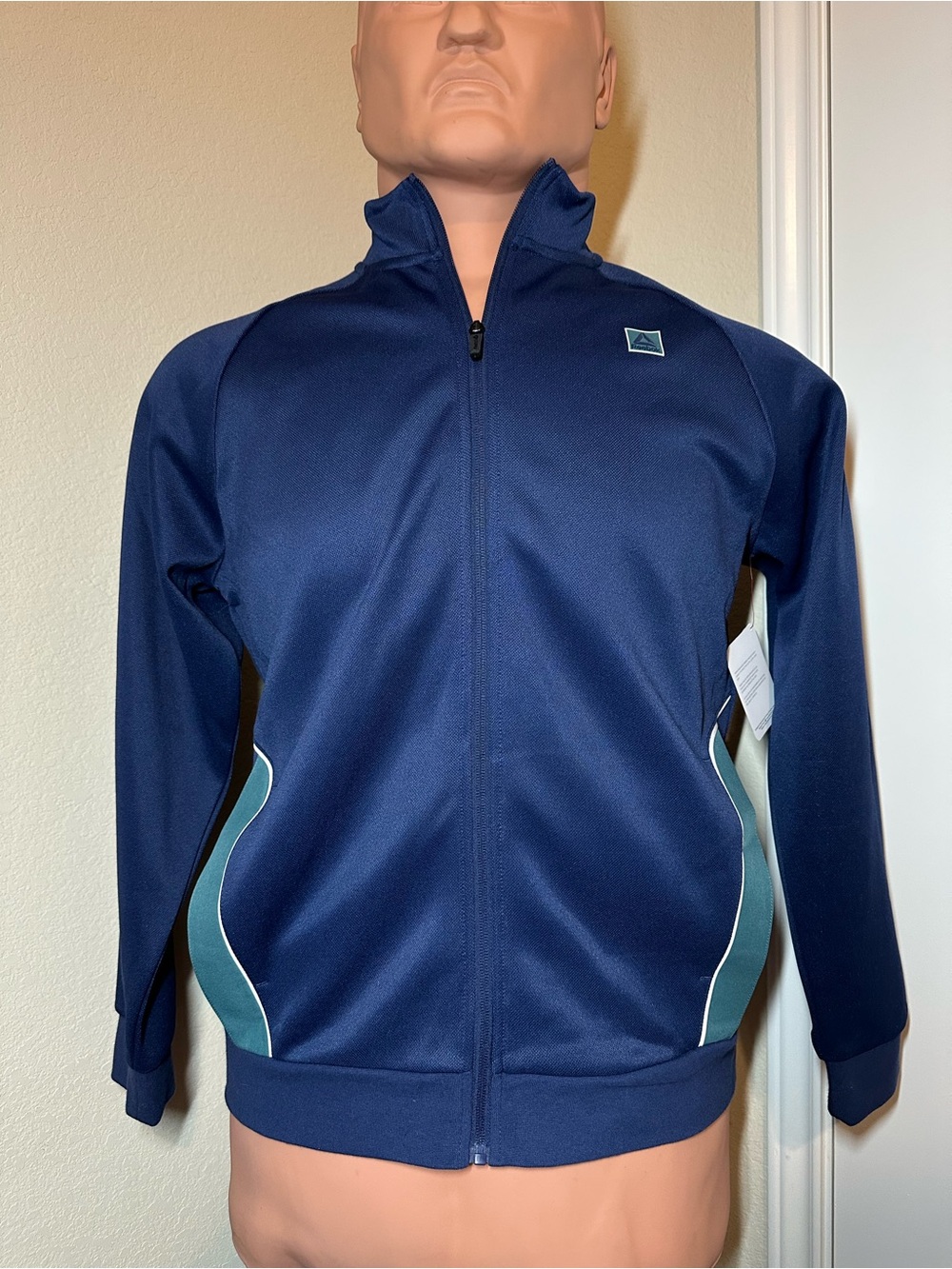 Reebook Men’s Tenacity Mock Neck Full Zip Jacket, Size L